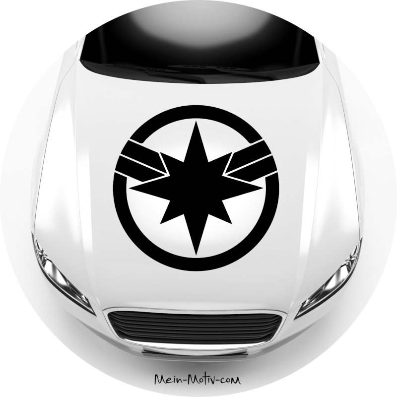 Preview: Autoaufkleber Captain Marvel Preview: Aufkleber 46234 Captain Marvel